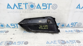 Volvo XC60 18-21 right front bumper grille with parking sensors and chrome molding, sand