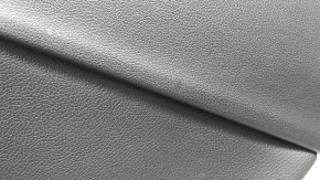 Black rear right door panel for Audi A4 B9 17-19, black leather armrest, black leather insert, Bang & Olufsen, with handle and speaker grilles, scratches, broken soundproofing mount