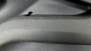 Black front left door panel for Audi A4 B9 17-19, black leather armrest, black leather insert, for seat memory, Bang & Olufsen, dry-cleanable, peeling handle coating