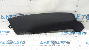 Right side panel of the 2nd row of seats for Audi A4 B9 17-19, black leather, dented