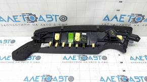 Right side panel of the 2nd row of seats for Audi A4 B9 17-19, black leather, dented
