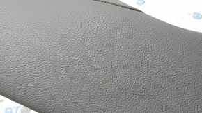 Right side panel of the 2nd row of seats for Audi A4 B9 17-19, black leather, dented