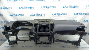 Ford Edge 19-24 black dashboard with airbag, start-stop, broken