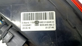 Audi A4 B9 17-17 sedan LED outer fender light, right, worn