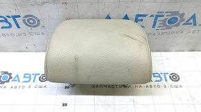 Rear center headrest for VW Passat b7 12-15 USA, beige leather with black stitching