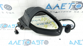 Right side mirror assembly for Audi A4 B9 17-19, 14 pins, turn signal, auto-dimming, auto-folding, memory, graphite, seal is dry