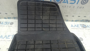 Volvo XC40 19-25 front right floor mat, black rubber, for cleaning