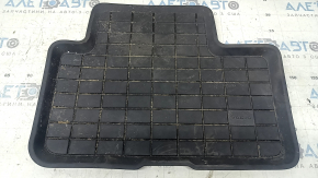 Rear left interior mat for Volvo XC40 19-25, black rubber, for cleaning