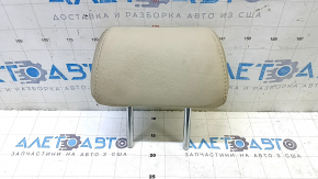 Rear right headrest Hyundai Sonata 15-17 beige leather, cleanable