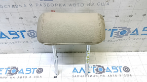 Rear right headrest Hyundai Sonata 15-17 beige leather, cleanable