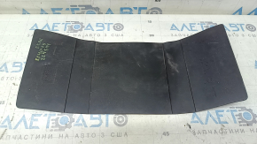 Volvo XC40 19-25 rear center floor mat, black rubber, for cleaning