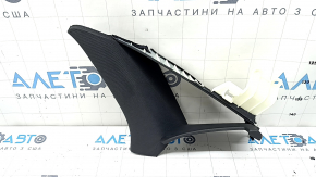 Right rear window trim for Audi A4 B9 17-17, black