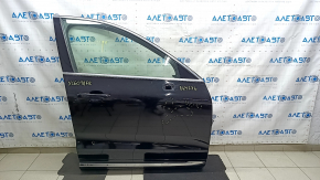 Volvo XC60 18-25 front right door assembly, black, 717, scratches, dents