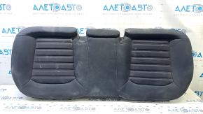 Ford Fusion mk5 13-16 rear seat cushion, black fabric, white stitching, dry-cleanable