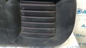 Ford Fusion mk5 13-16 rear seat cushion, black fabric, white stitching, dry-cleanable