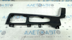 Volvo XC60 18-21 center console trim, glossy black with chrome, scratches, chips