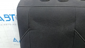 Left rear seat backrest, Ford Focus mk3 15-18, black fabric, with belt, wrinkled