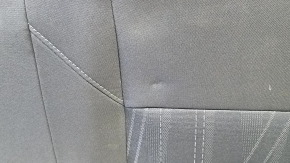 Left rear seat backrest, Ford Focus mk3 15-18, black fabric, with belt, wrinkled