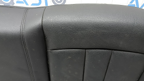 Rear seat cushion for Audi A4 B9 17-19, black leather, wrinkled, dry cleanable