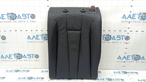 Left rear seat backrest for Audi A4 B9 17-19, black leather, ready to clean
