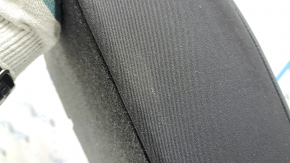 Left rear seat backrest for Audi A4 B9 17-19, black leather, ready to clean