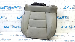 Right rear seat cushion for Chevrolet Volt 11-15, gray leather with Alcantara, dry-cleanable