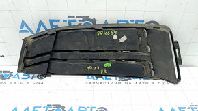 Right front bumper grille for Audi A4 B9 17-17 s-line, without radar, light chrome, sand