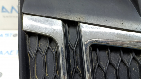 Right front bumper grille for Audi A4 B9 17-17 s-line, without radar, light chrome, sand