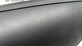 Left side bolster for the 2nd row of seats, Volvo XC60 18-25, black Nappa leather, dents, broken fastener