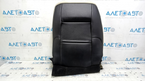 Ford Edge 15-24 passenger seat back upholstery, gray and black leather, perforated, heated, ventilated