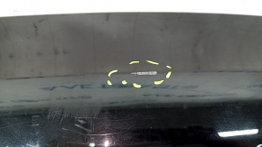 Volvo XC60 22-25 rear bumper lower lip trim, gloss black, scratches, crack in mount