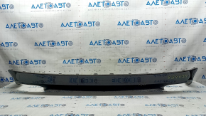 Volvo XC60 22-25 rear bumper lower lip trim, gloss black, scratches, crack in mount
