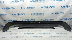 Volvo XC60 22-25 rear bumper lower lip trim, gloss black, scratches, crack in mount