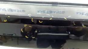 Rear bumper, bare, Volvo XC60 20-21, for parking sensors, BSM and park assist, black, scratches, bumps, broken mount