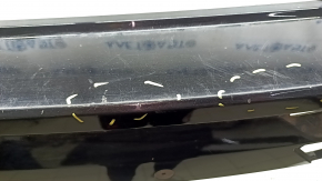 Rear bumper, bare, Volvo XC60 20-21, for parking sensors, BSM and park assist, black, scratches, bumps, broken mount