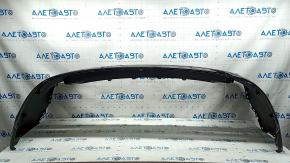 Rear bumper, bare, Volvo XC60 20-21, for parking sensors, BSM and park assist, black, scratches, bumps, broken mount