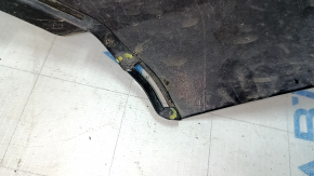 Rear bumper, bare, Volvo XC60 20-21, for parking sensors, BSM and park assist, black, scratches, bumps, broken mount