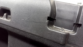 Left arch trim for Volvo XC60 18-25, black, with cigarette lighter and mesh, scratches