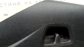 Left arch trim for Volvo XC60 18-25, black, with cigarette lighter and mesh, scratches