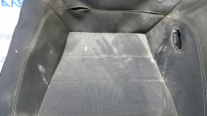 Ford Mustang mk6 18-23 coupe rear seat cushion, black fabric, wrinkled, needs cleaning