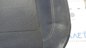 Ford Mustang mk6 18-23 coupe rear seat cushion, black fabric, wrinkled, needs cleaning