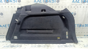 Right arch trim for Volvo XC60 18-25, black, for electric seats, with rubber, scratches