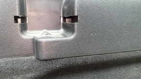 Right arch trim for Volvo XC60 18-25, black, for electric seats, with rubber, scratches