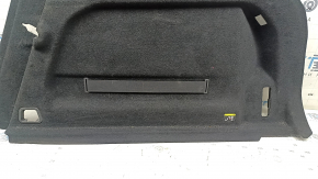 Right arch trim for Volvo XC60 18-25, black, for electric seats, with rubber, scratches