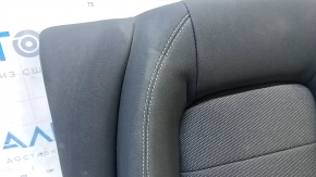 Ford Mustang mk6 2015-2018 coupe rear seat cushion, black, wrinkled, needs cleaning