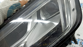 Left front headlight assembly for Audi A4 B9 17-19 Full LED, sand, cobweb