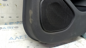 Black rear right door panel for Volvo XC60 18-25, black Nappa leather armrest, Bowers & Wilkins, scratches, needs cleaning