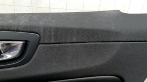 Black rear right door panel for Volvo XC60 18-25, black Nappa leather armrest, Bowers & Wilkins, scratches, needs cleaning