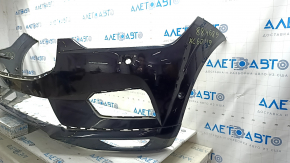 Bare front bumper for Volvo XC60 18-21 with park assist and headlight washers, graphite, without plugs, dents, scratches, sand