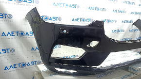 Bare front bumper for Volvo XC60 18-21 with park assist and headlight washers, graphite, without plugs, dents, scratches, sand